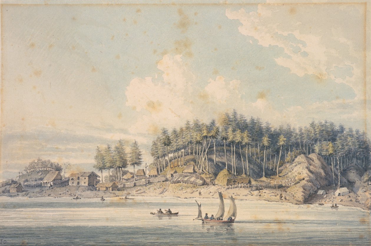 Friendly Cove, Nootka Sound, Vancouver Adası by William Alexander
