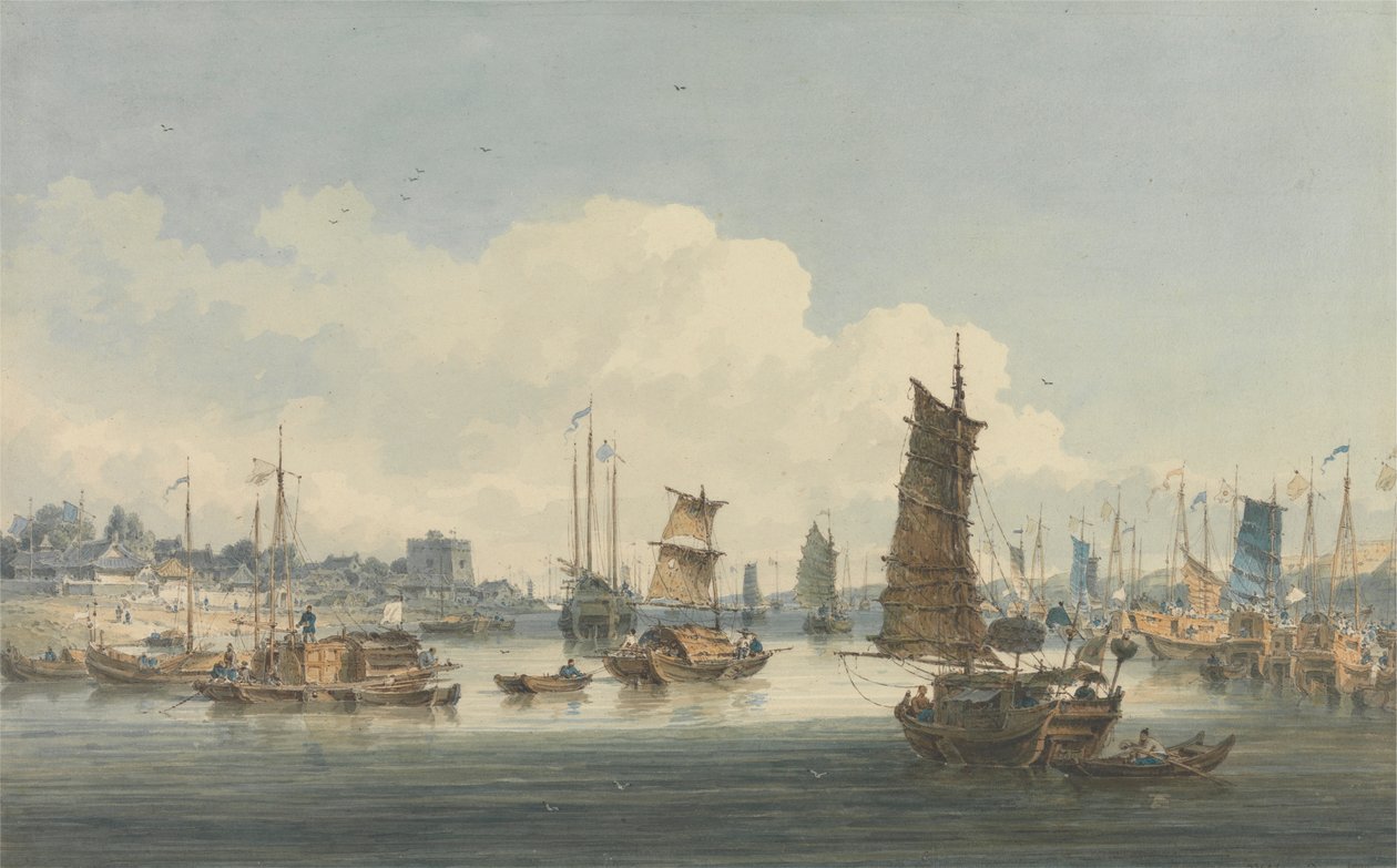 Tientsin Şehri Yakınlarından Görünüm by William Alexander