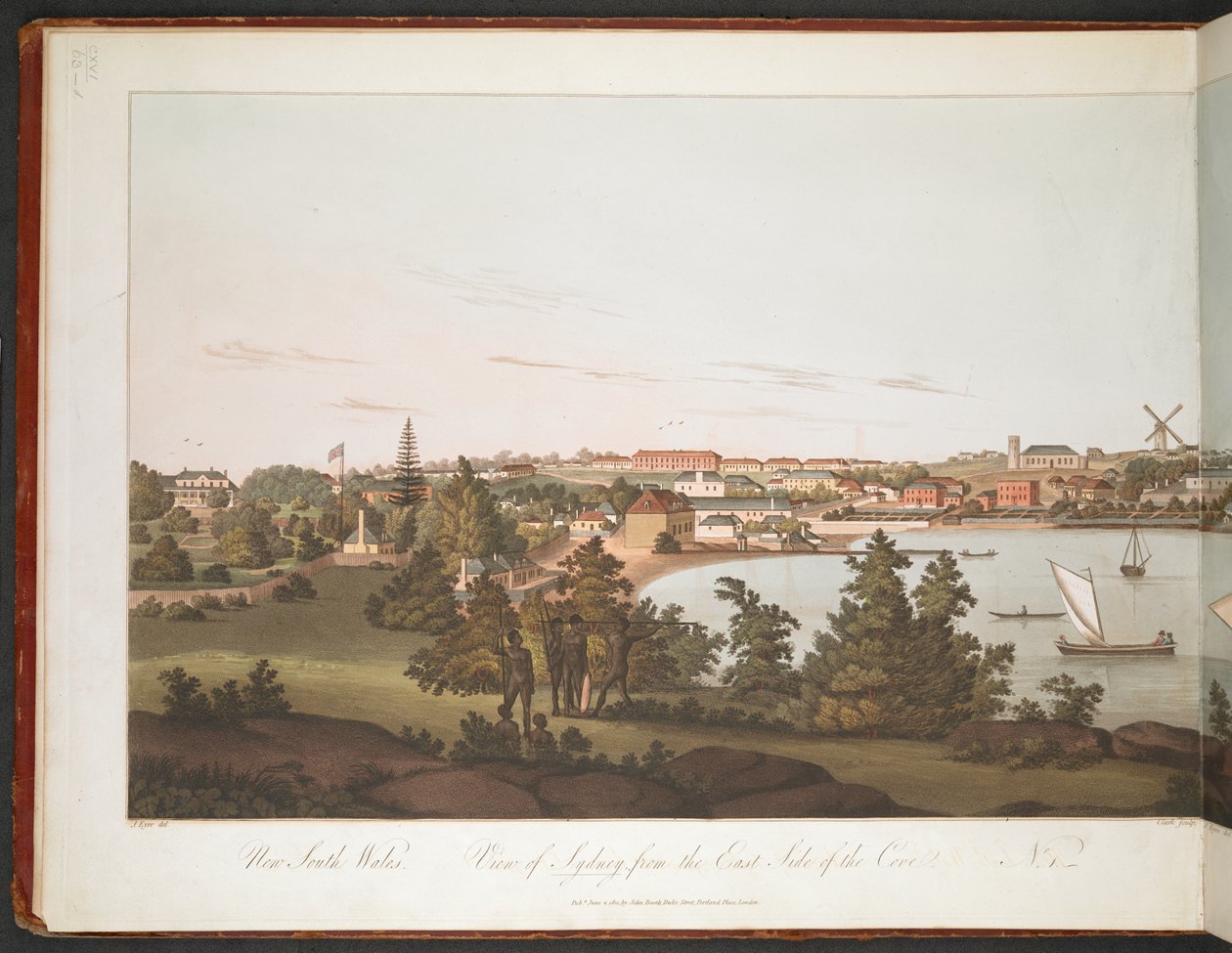 Koyun doğu tarafından Sidney#39;in görünümü. by William Alexander