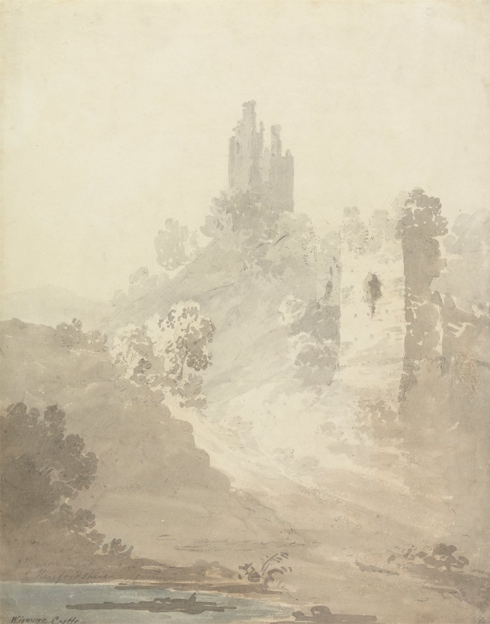 Wigmore Kalesi, Herefordshire by William Alexander