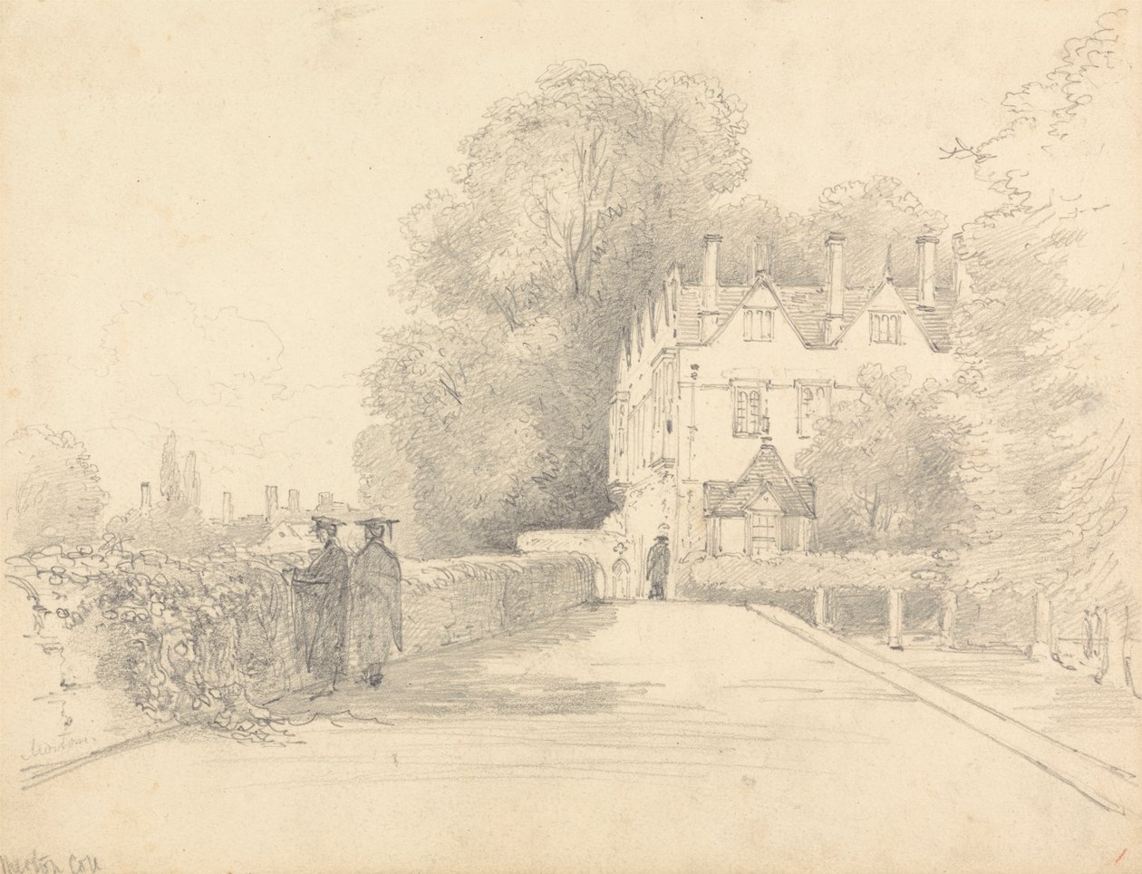Merton Koleji, Oxford by William Alfred Delamotte
