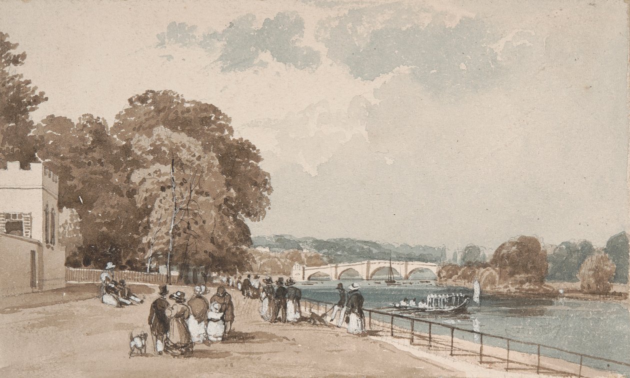 Richmond Köprüsü by William Alfred Delamotte