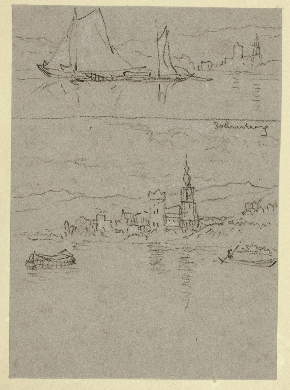 İki Nehir Sahnesi by William Alfred Delamotte