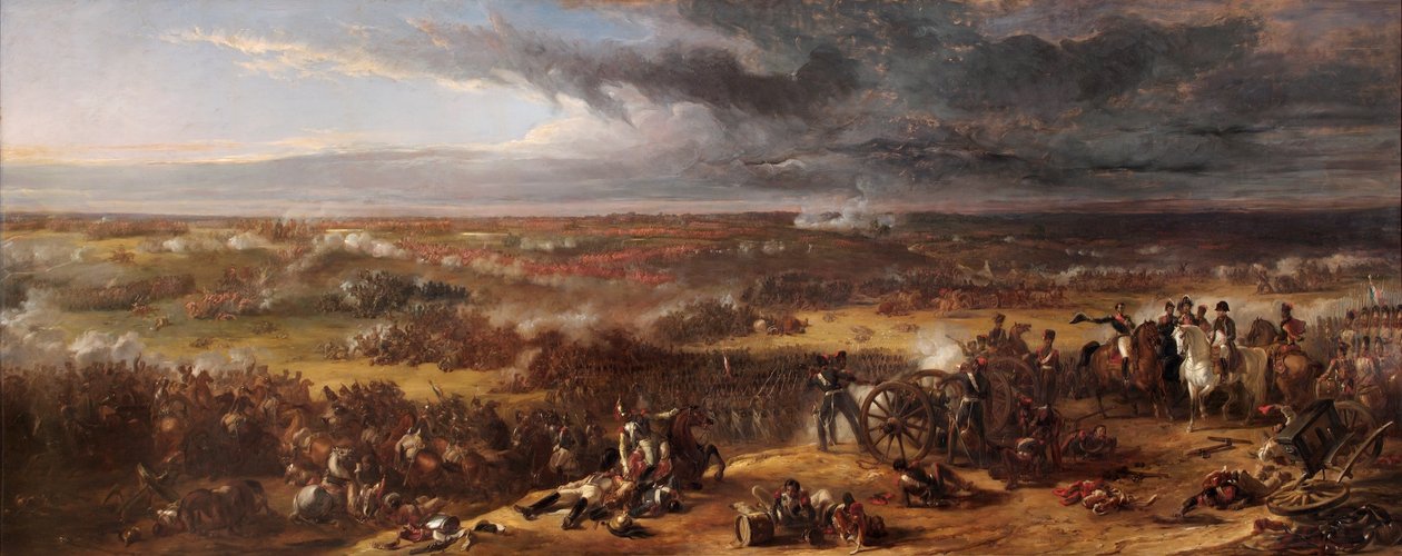 Waterloo Savaşı (tuval üzerine yağlıboya) by William Allan