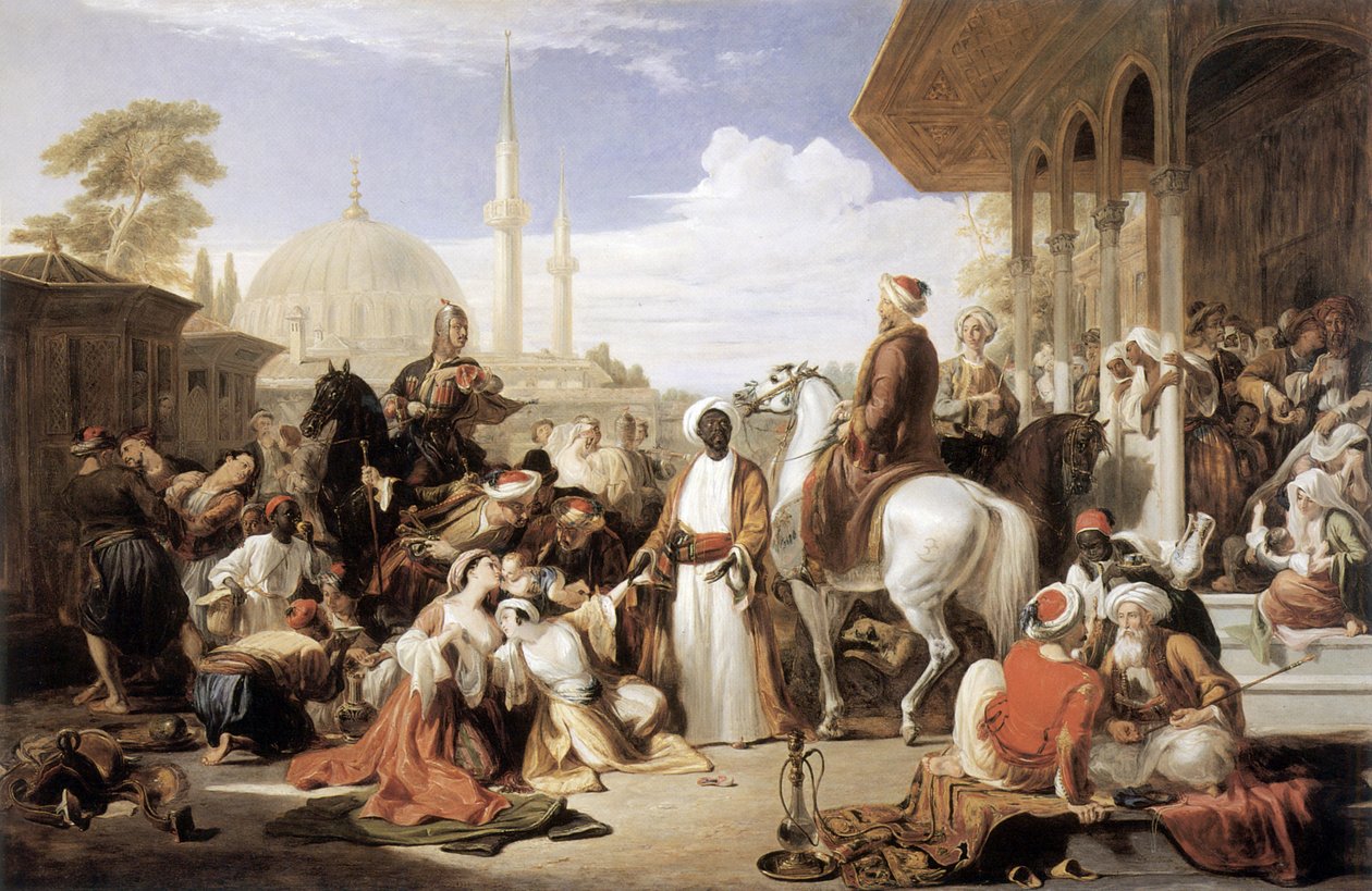 Köle Pazarı, Konstantinopolis by William Allan