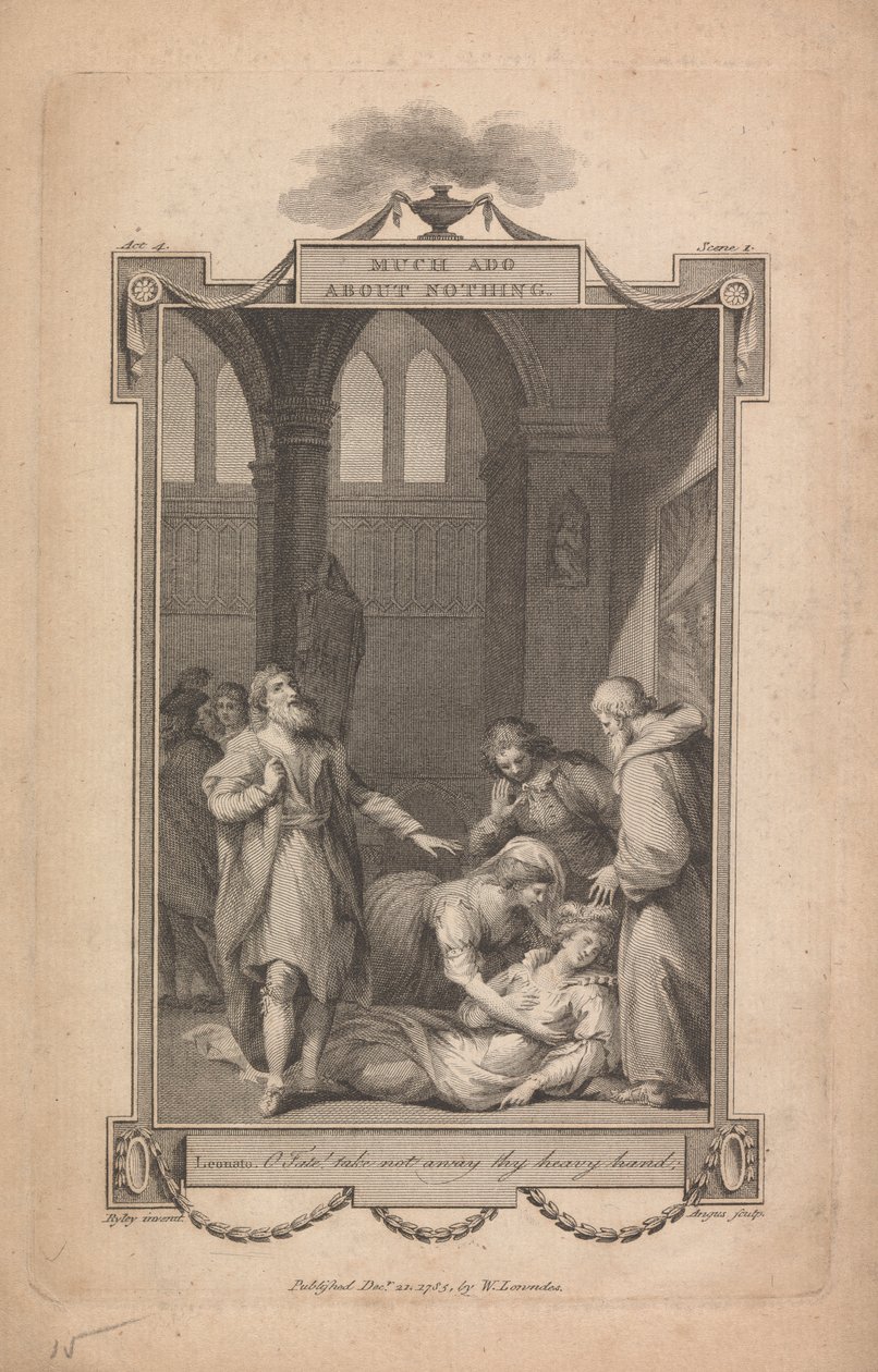 Hiçbir Şey Hakkında Çok Fazla Gürültü Perde IV, Sc. BEN by William Angus