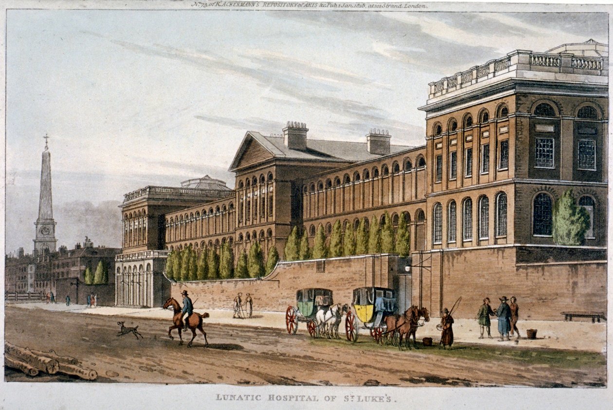 St Luke Hastanesi, Old Street, Finsbury, Londra, 1815 by William Angus