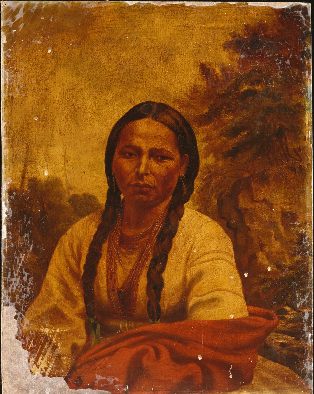 Bir Dakota Kızılderili Kadını by William Armstrong
