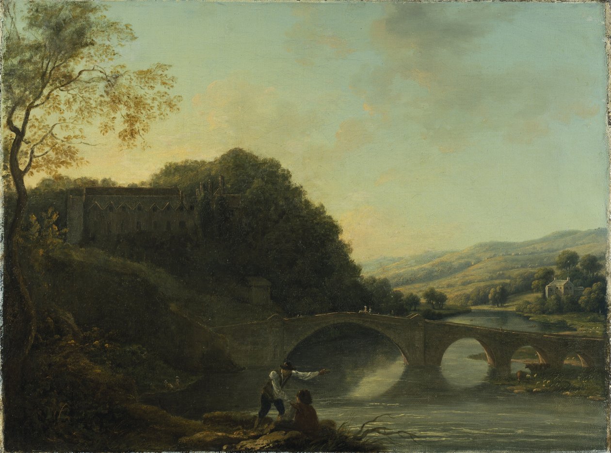 Doğudan Lismore Kalesi (tuval üzerine yağlı boya) by William Ashford