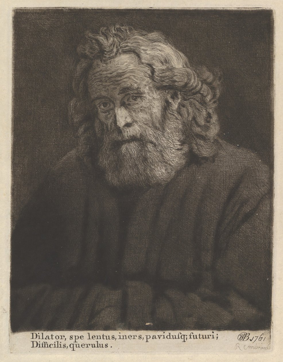 Uzun Sakallı Yaşlı Adam, 1761. by William Baillie