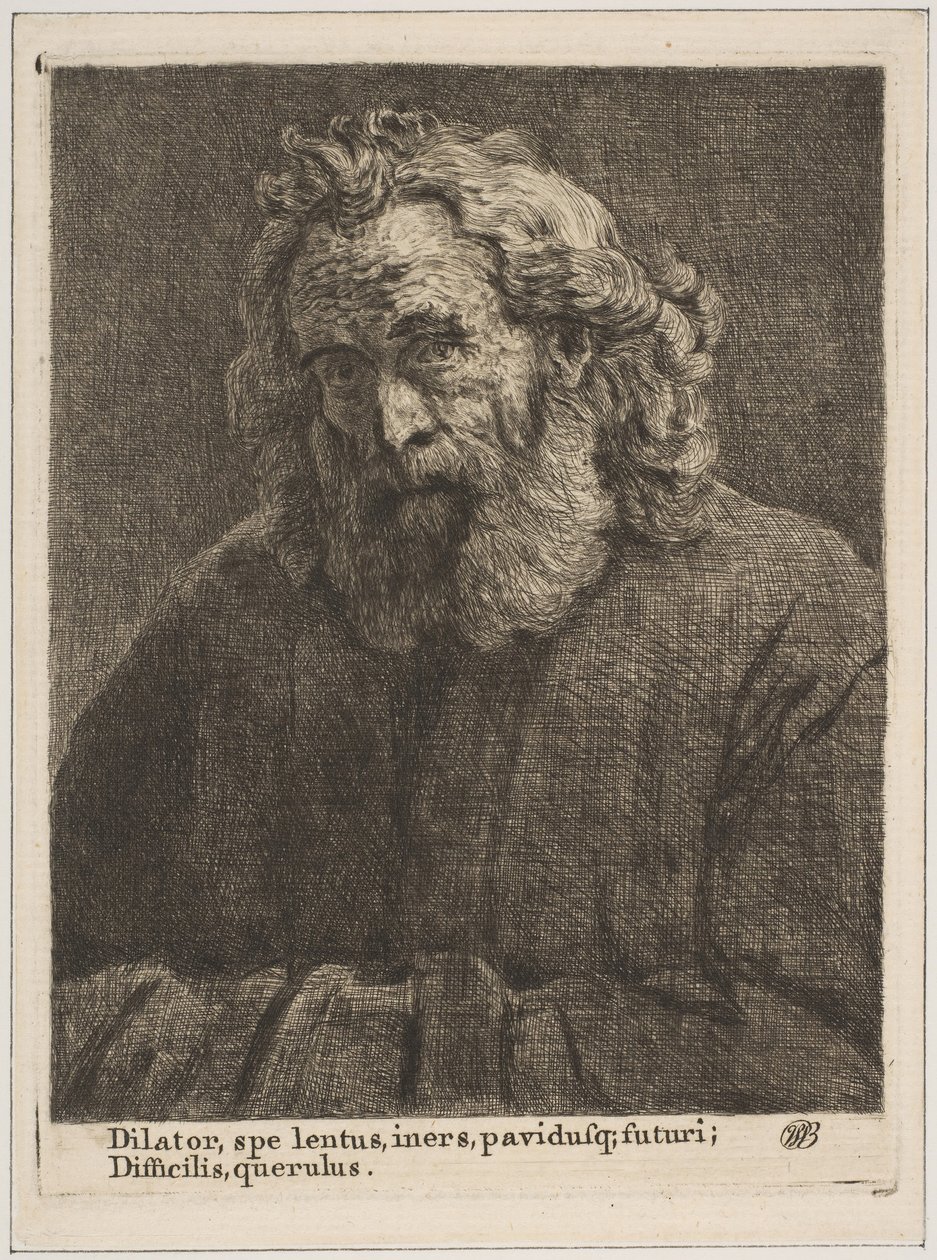 Uzun Sakallı Yaşlı Adam, 1761. by William Baillie