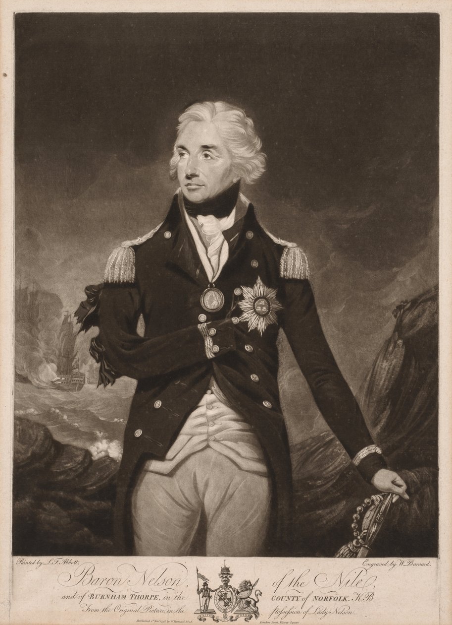 Horatio Nelson. by William Barnard