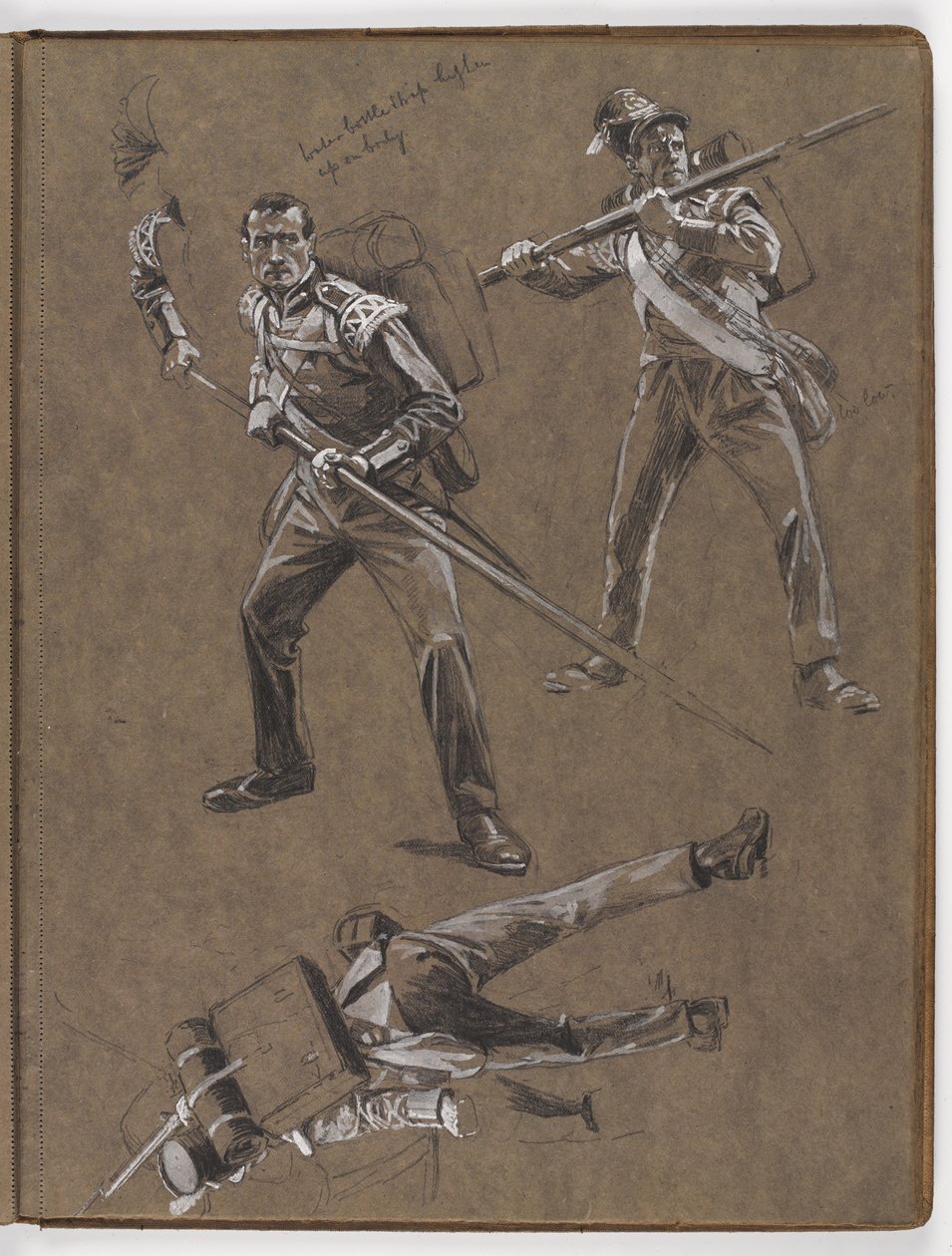 Yağlı boya çalışmaları, ?Bayrak: Albuhera, 16 Mayıs 1811? by William Barnes Wollen