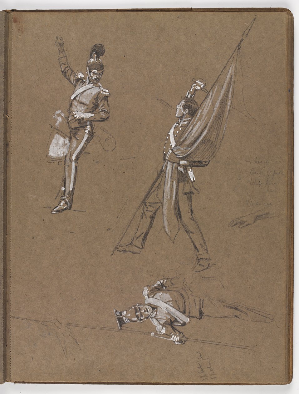 Yağlı boya çalışmaları, ?Bayrak: Albuhera, 16 Mayıs 1811? by William Barnes Wollen