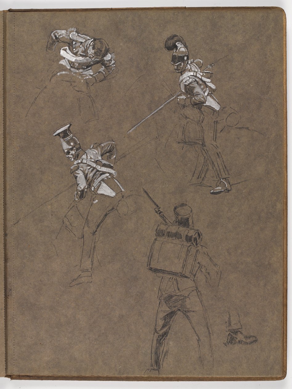 Yağlı boya çalışmaları, ?Bayrak: Albuhera, 16 Mayıs 1811? by William Barnes Wollen