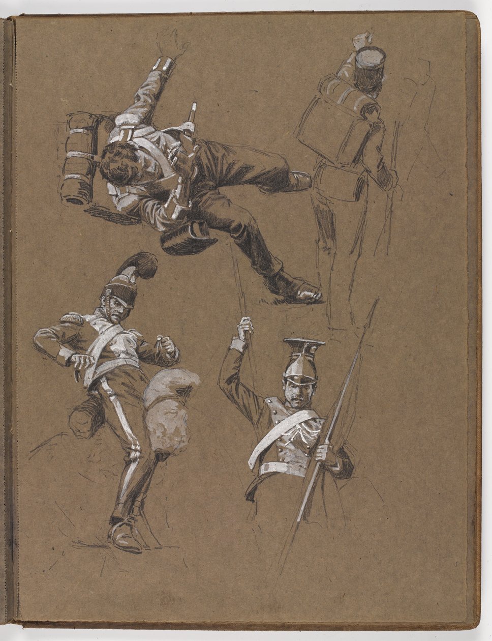 Yağlı boya çalışmaları, ?Bayrak: Albuhera, 16 Mayıs 1811? by William Barnes Wollen