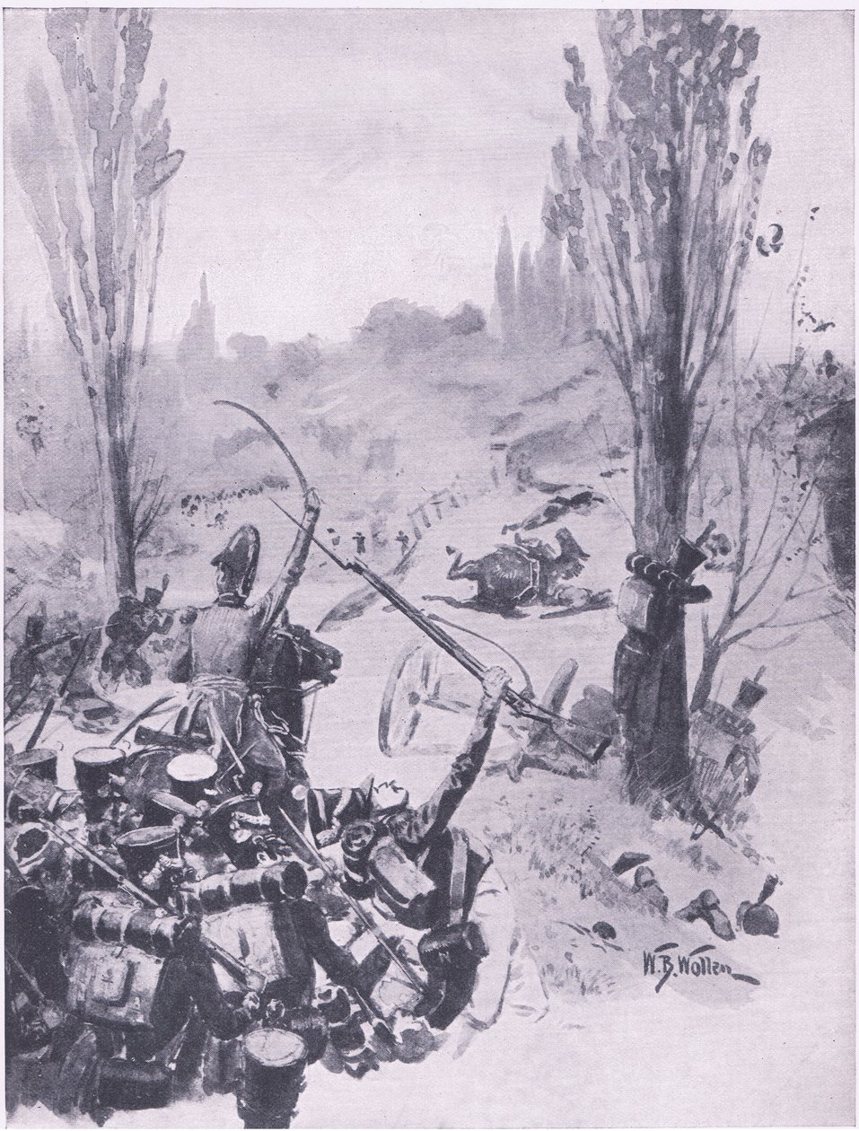 Fransız birliklerinin Ligny