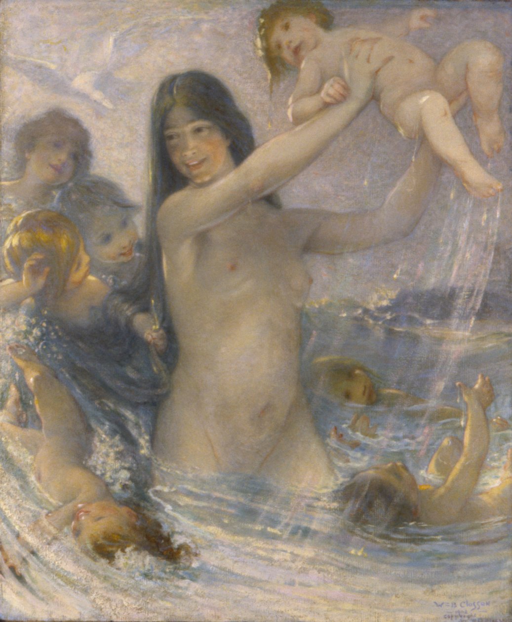 Oyundaki Peri ve Su Bebekleri, 1908. by William Baxter Palmer Closson
