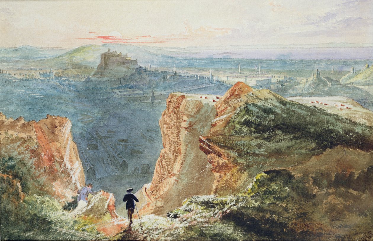 Salisbury Kayalıkları, Edinburg by William Bell Scott