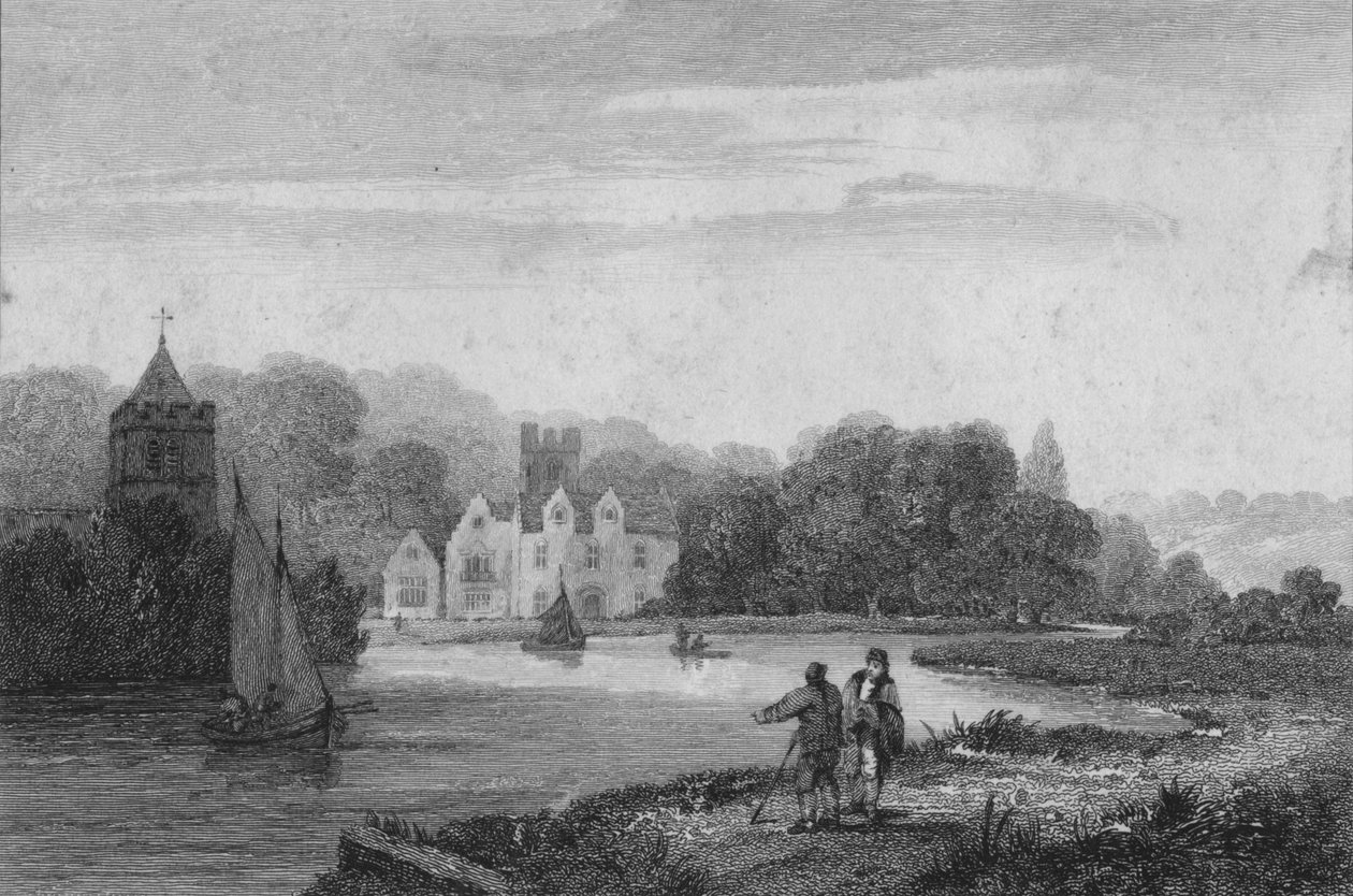 Bisham Manastırı, 1810 by William Bernard Cooke