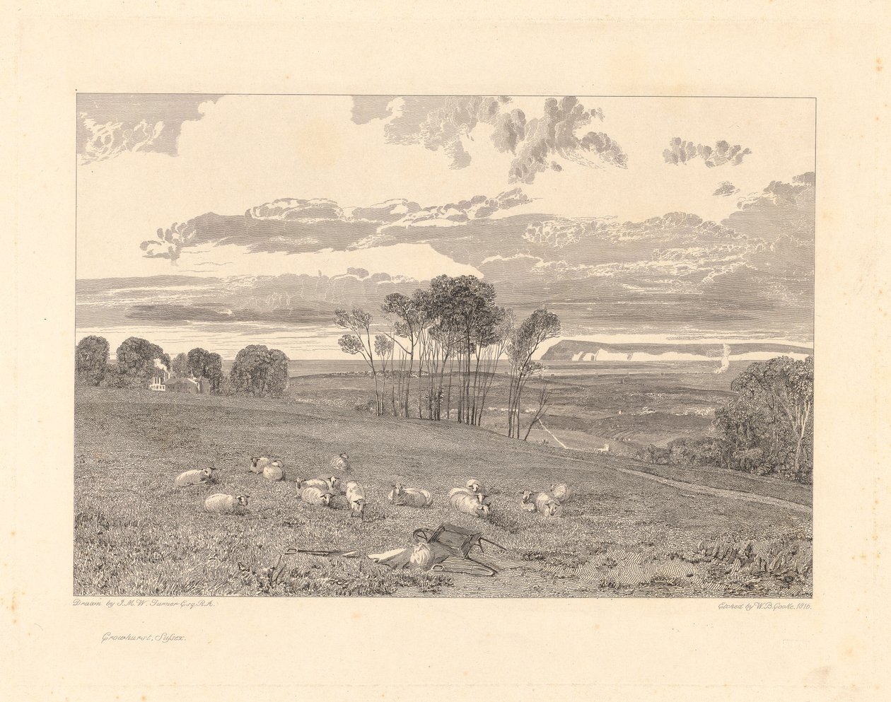 Crowhurst, Sussex by William Bernard Cooke