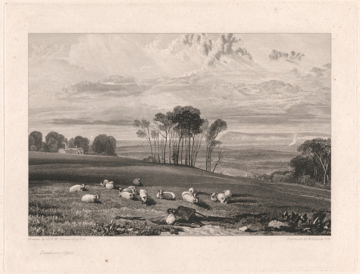 Crowhurst, Sussex by William Bernard Cooke