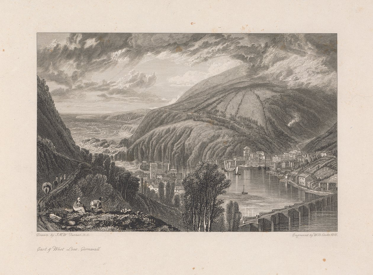 Doğu ve Batı Looe, Cornwall by William Bernard Cooke