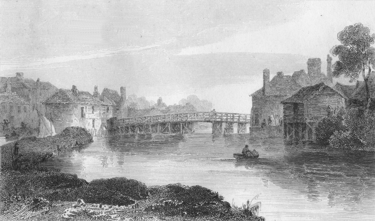 Eton Köprüsü, 1809 by William Bernard Cooke