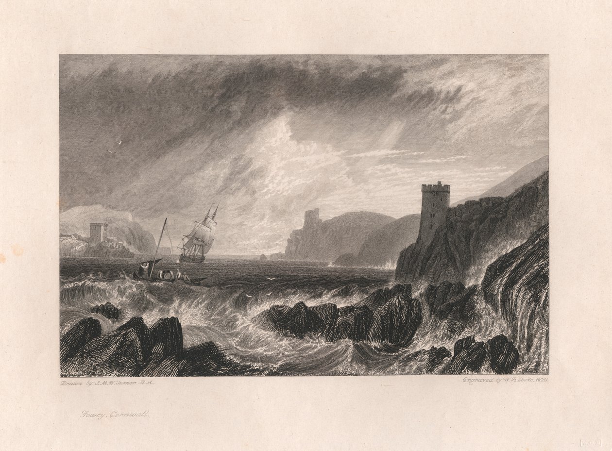 Fovey, Cornwall by William Bernard Cooke