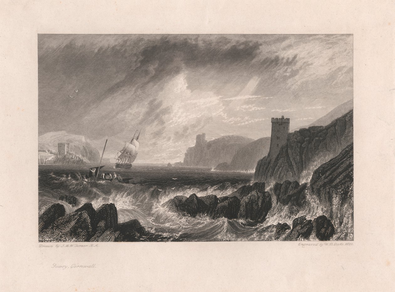 Fovey, Cornwall by William Bernard Cooke
