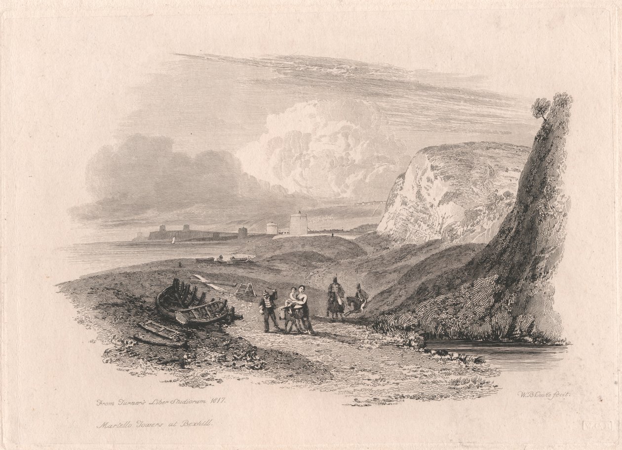 Bexhill'deki Martello Kuleleri by William Bernard Cooke