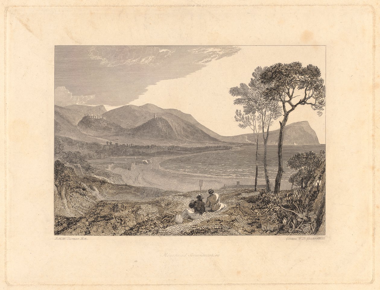Minehead, Somersetshire by William Bernard Cooke