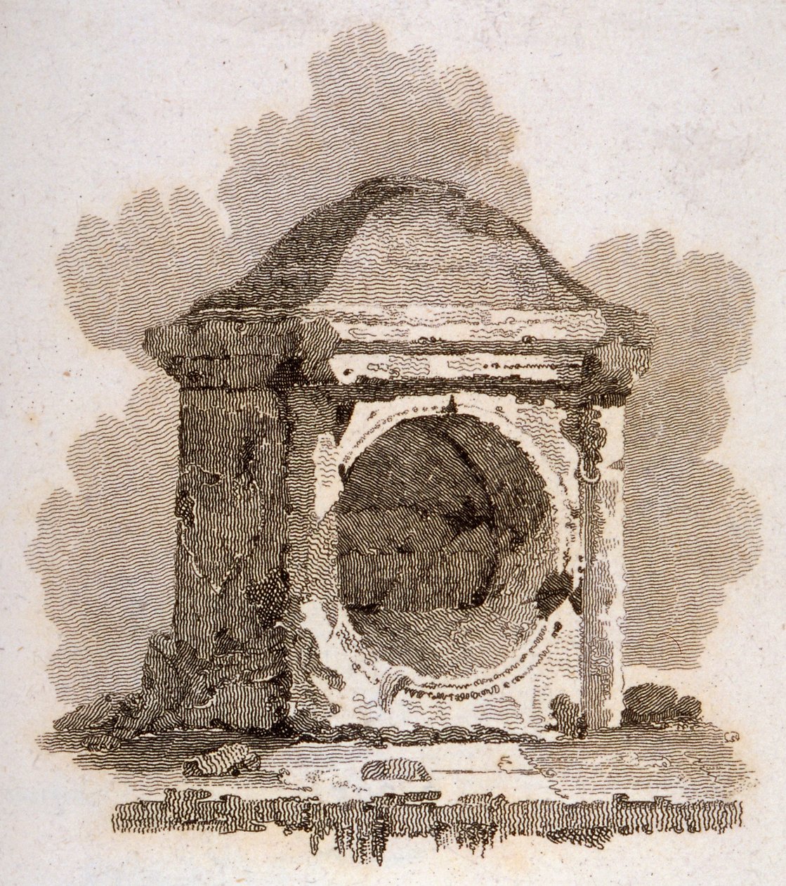 London Stone, Cannon Street, Londra Şehri, 1806 by William Bernard Cooke
