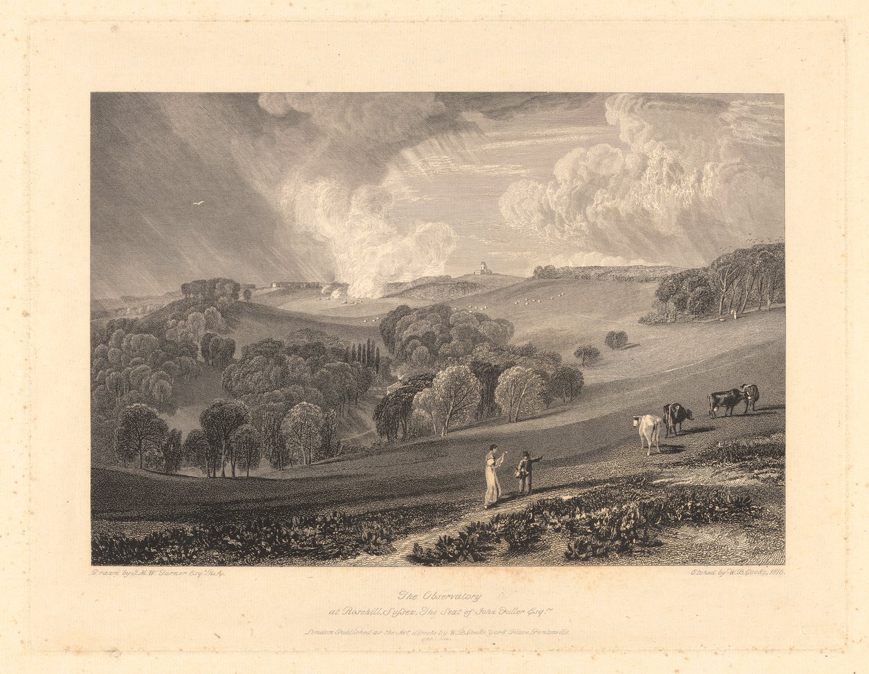 Rosehill, Sussex'teki Gözlemevi by William Bernard Cooke