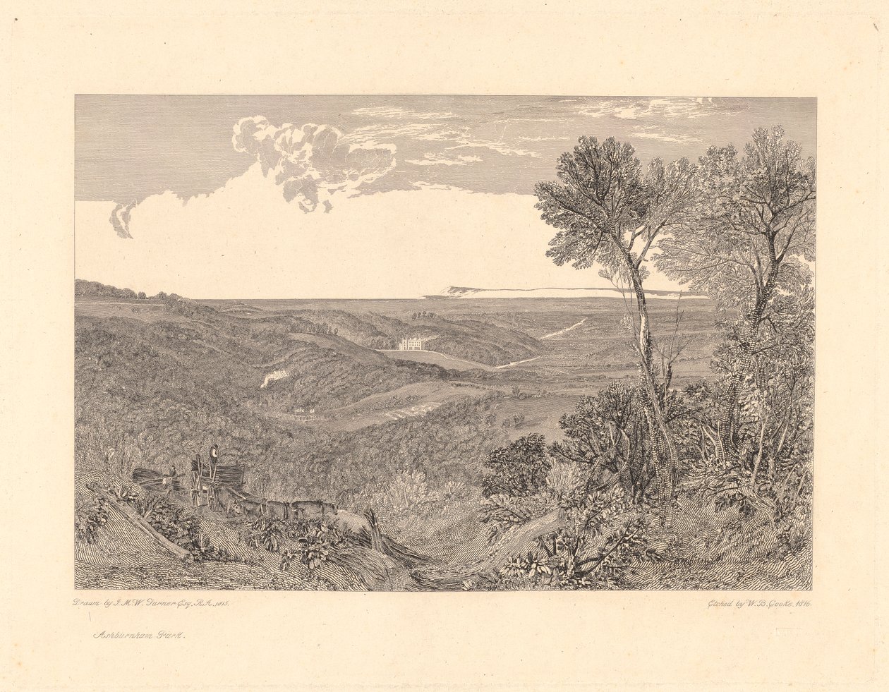 Ashburnham Vadisi by William Bernard Cooke