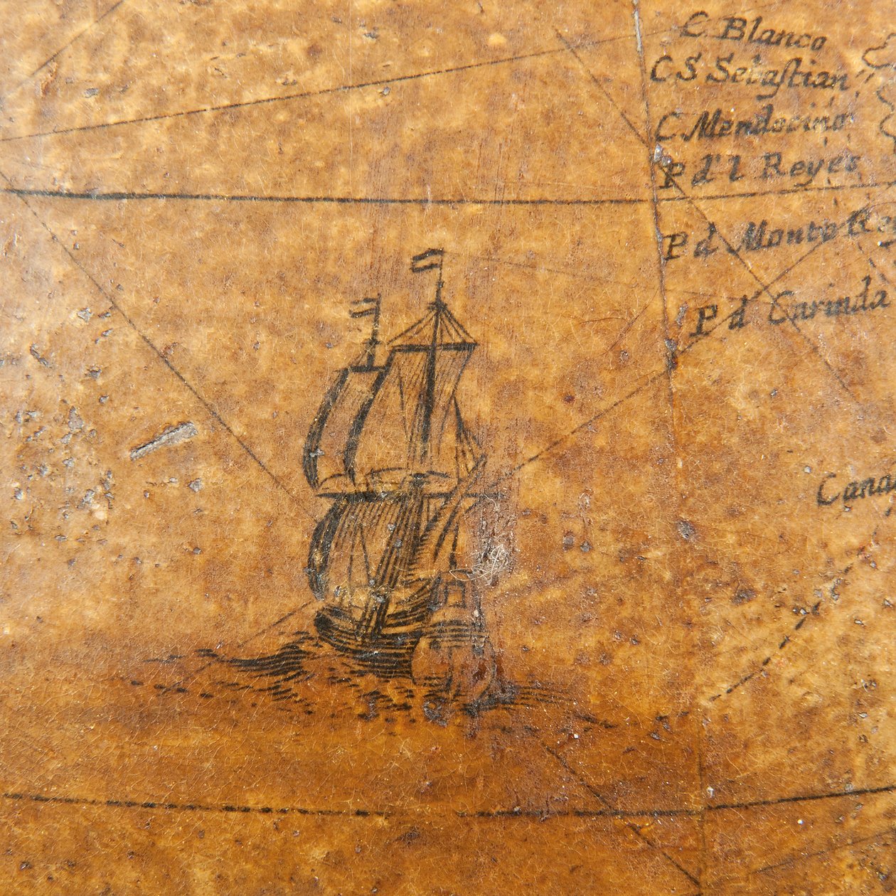 Erken İngiliz karasal küre, c.1673 by William Berry