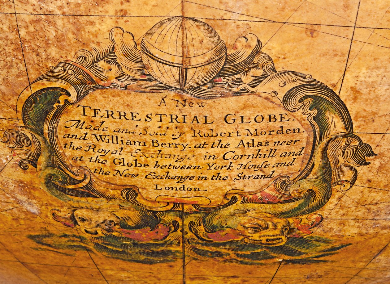 Erken İngiliz karasal küre, c.1673 by William Berry