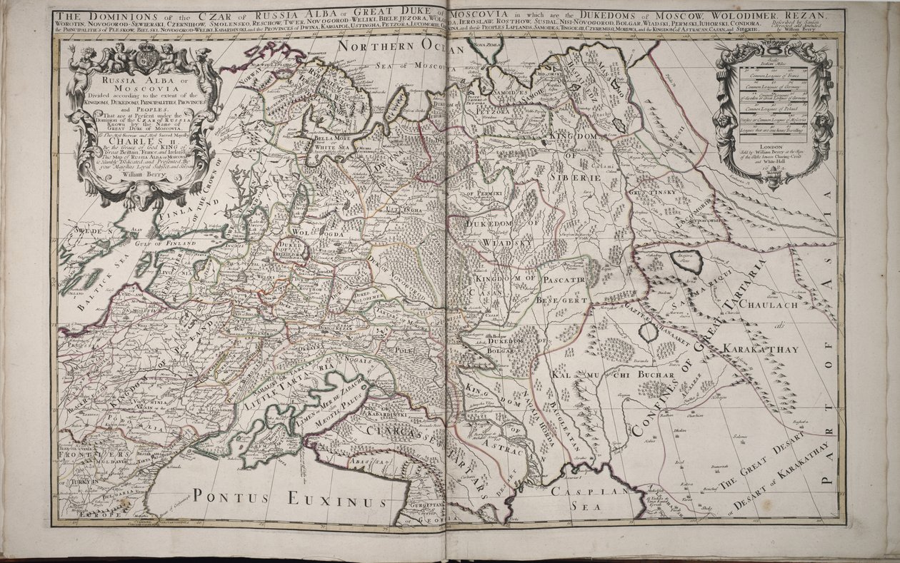Rusya Alba veya Moskova, 1682 by William Berry