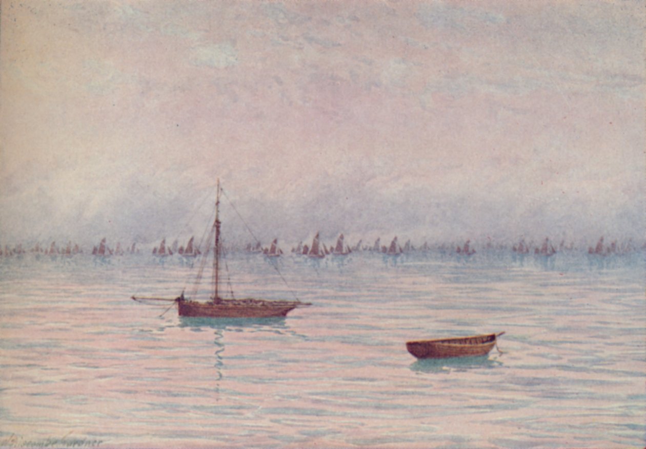 Bir Balıkçı Filosu, 1910 by William Biscombe Gardner