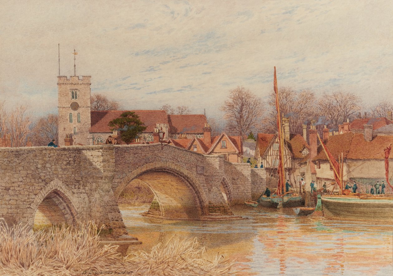 Aylesford köprüsü by William Biscombe Gardner