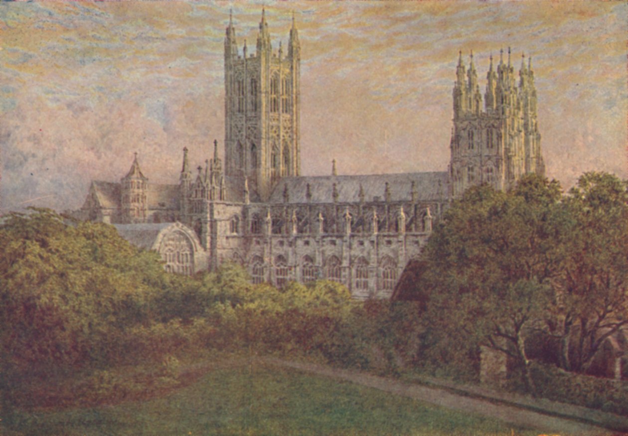 Canterbury Katedrali, 1910 by William Biscombe Gardner