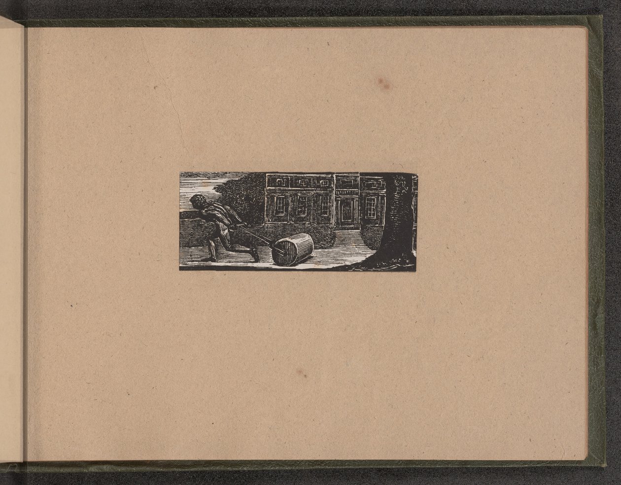 "Yuvarlanan bir taş hiç yosun tutmaz", 1821. by William Blake