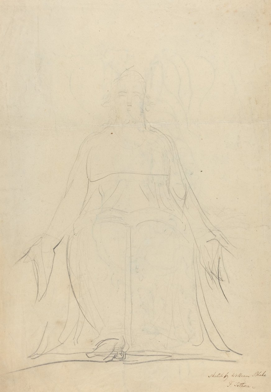 Artan Şekiller Spirali [recto] by William Blake