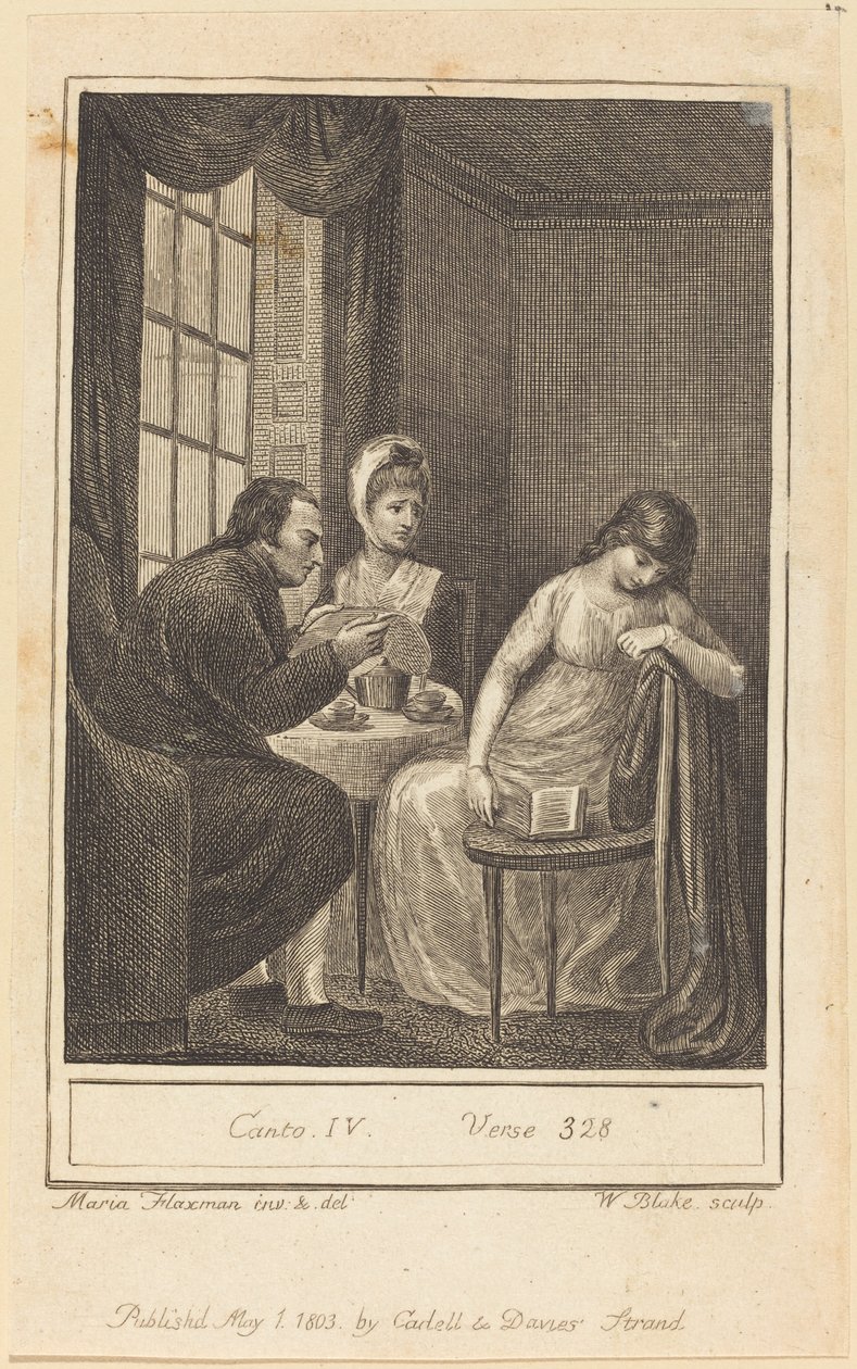Kanto IV, Ayet 328, 1803. by William Blake