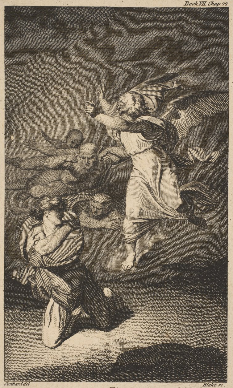 Clarences Dream Shakespeare, Richard III, Perde 1, Sahne 4, 1774. by William Blake