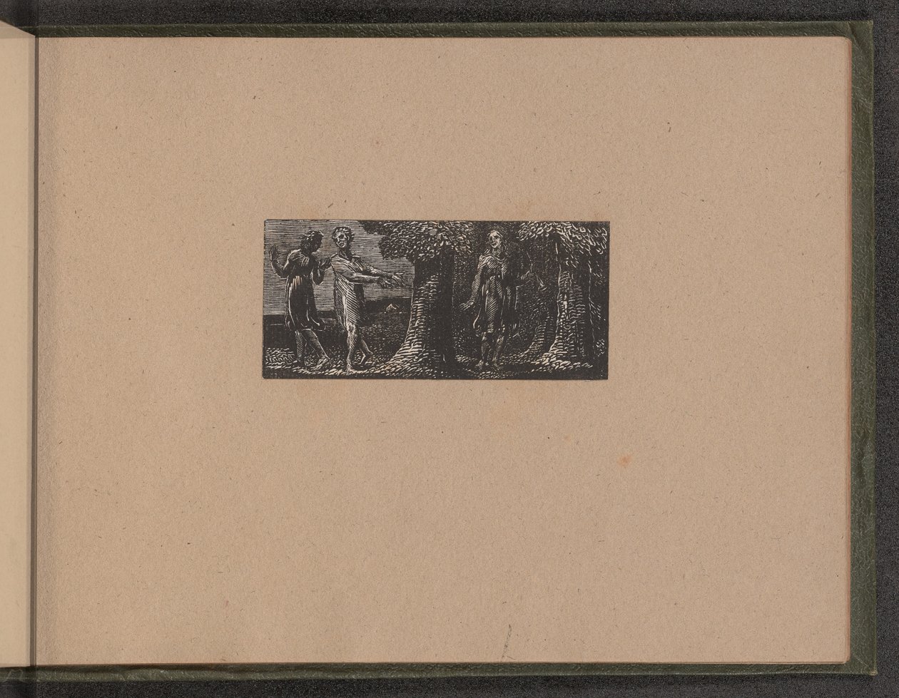 Colinet İki Erkek Tarafından Alay Edildi by William Blake