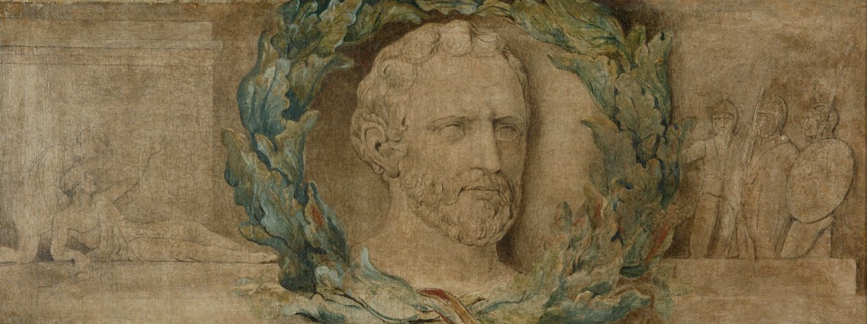 Demosthenes (tuval üzerine temper) by William Blake