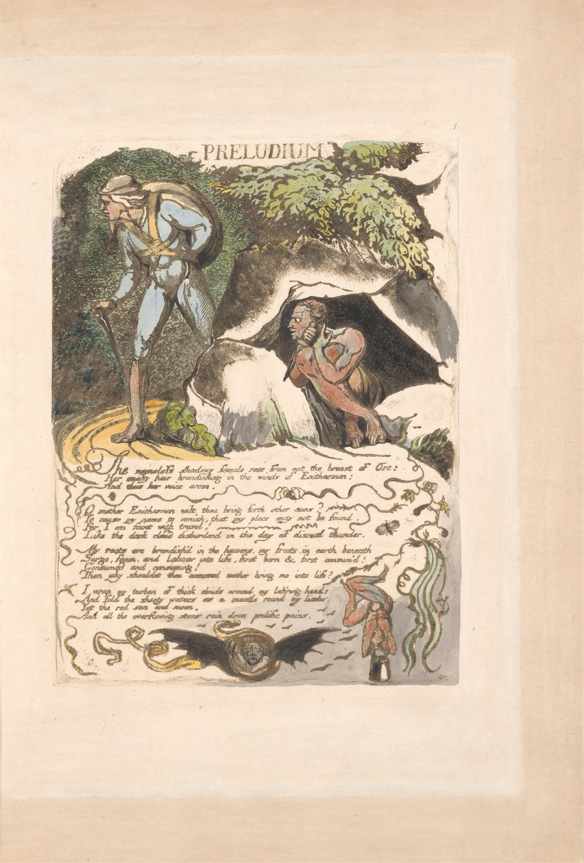Avrupa. Bir Kehanet, Levha 3, Preludyum by William Blake