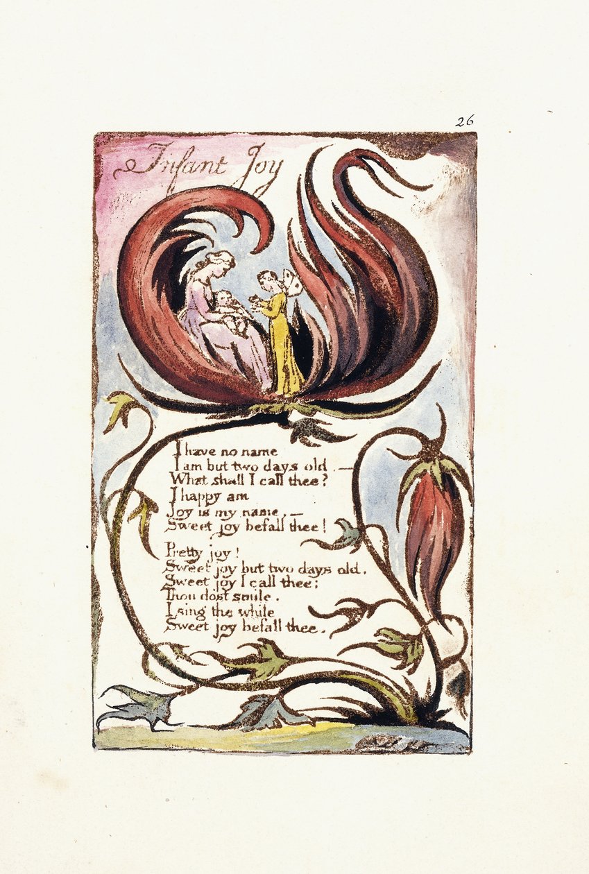 Bebek Sevinci, 1789 by William Blake