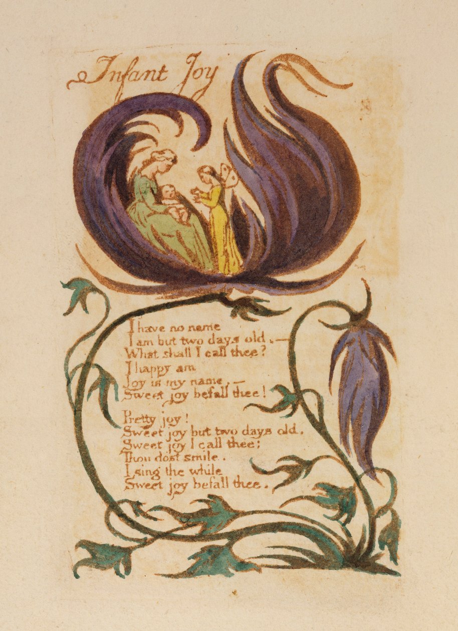 Bebek Sevinci, "Masumiyet Şarkıları"ndan, 1789 by William Blake